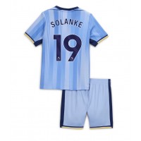 Tottenham Hotspur Dominic Solanke #19 Vonkajší Detský futbalový dres 2024-25 Krátky Rukáv (+ trenírky)